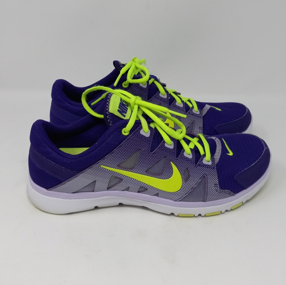 Nike Flex Supreme TR 2 Purple/Volt Ladies Cross Trainers Size 10